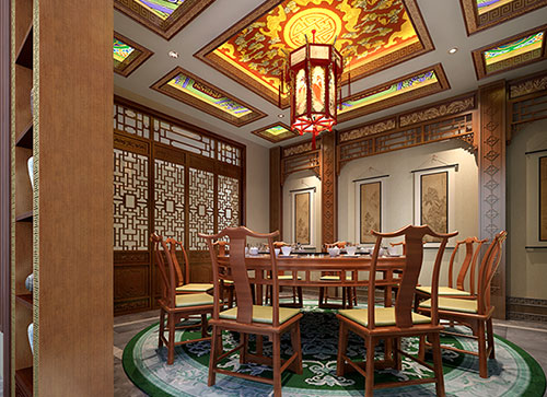 梧州中式古典风格家居装修设计效果图